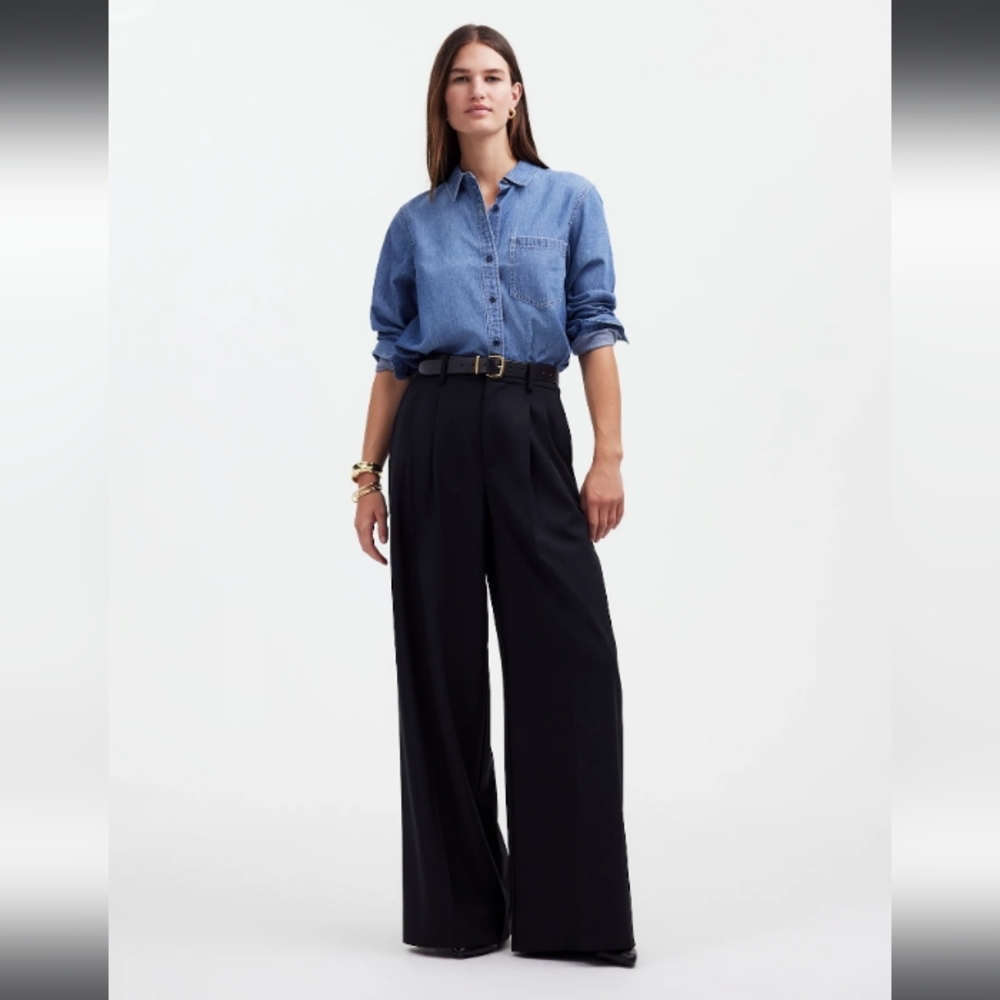 Madewell Harlow Super Wide Leg Trousers